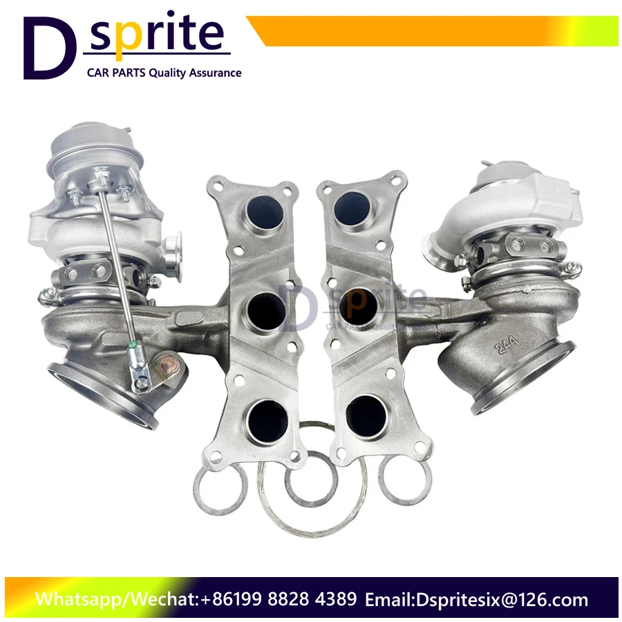 

Турбокомпрессор N54 TD04-19T 775 л.с. 7593015 7563685 7583863 для BMW 135i 335i 535i Z4 E90 E60 E89, комплект Twin Turbo с фрезерованным колесом