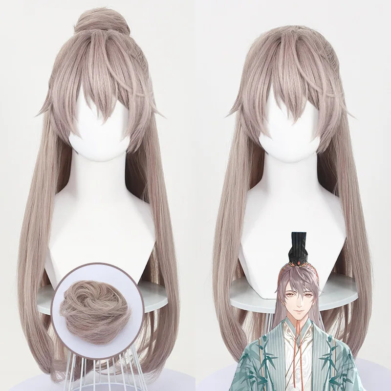 위안지 코스프레 가발 리얼리스틱 두피 탑 타이거 마우스 헤어 클립 코스프레 가발