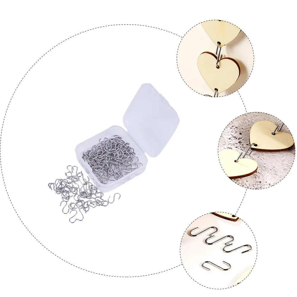 

150 шт., S-крючок из нержавеющей стали, застежки для браслета «сделай сам», прочные антикоррозийные аксессуары для изготовления ювелирных изделий для ручной работы, ожерелье, браслет