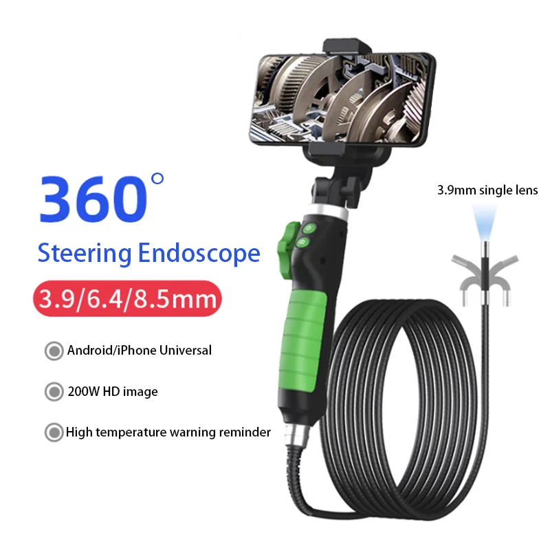 Wasserdichtes Endoskop mit Kamera und 3 Meter Länge - 50% Rabatt