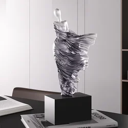 Figure Sculpture Portrait Sculpture Resin Sculptur Art Senior Statue Living Room Home Decor Office Desk Minimalist Art Ornaments