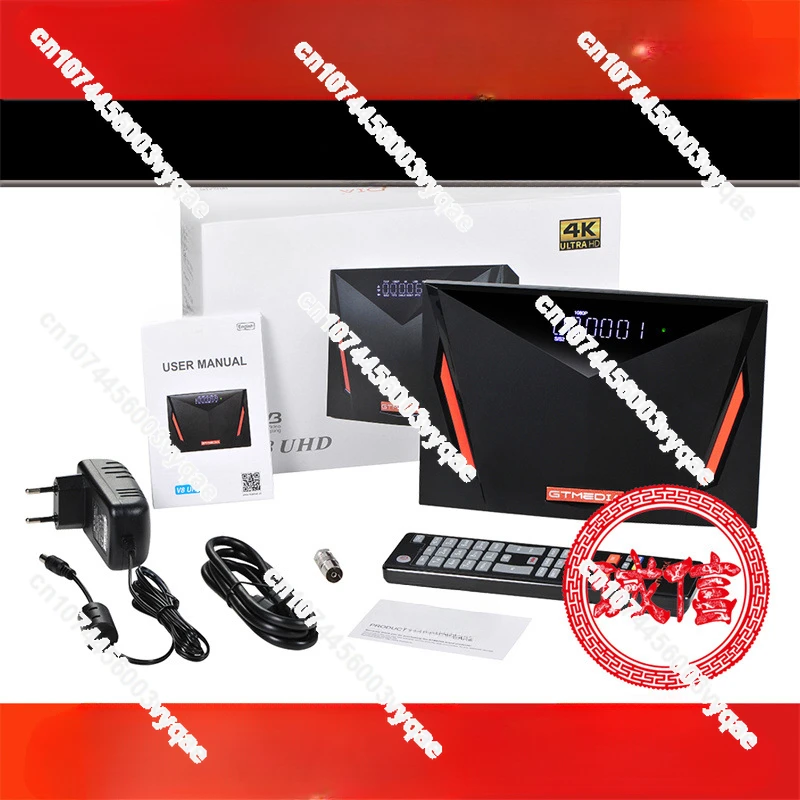 Receptor satélite HD V8, DVB-S2X T T2 ISDB-T, 4K, UHD