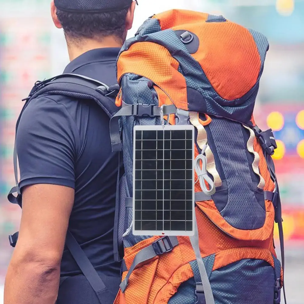 Lightweight Solar Panel Solar Panel 10w Solar Charging Panel Ip65 Waterproof Power Supply Overcharge Protection Security Camera