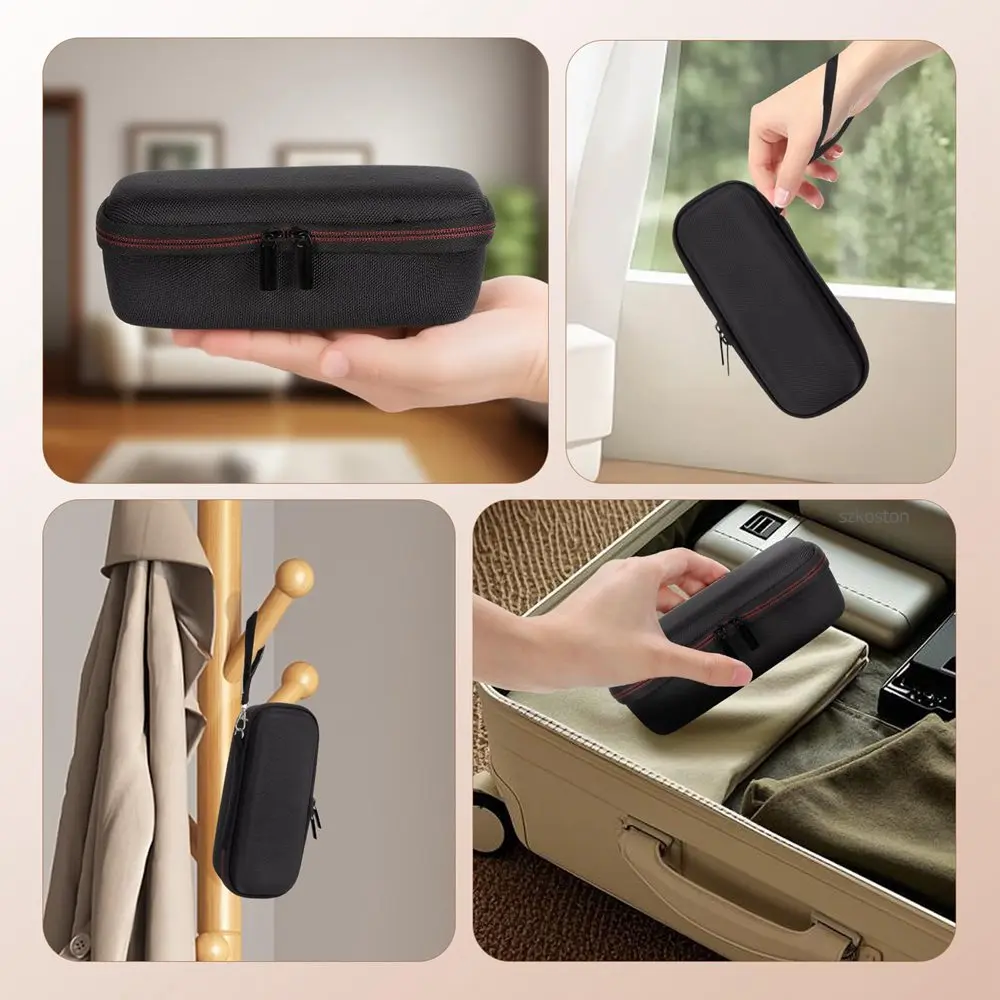 حقيبة تخزين لنظارات Rayban Meta AI EVA حقيبة حمل صلبة مقاومة للصدمات وبطانة مقاومة للخدش لـ Wayfarer/Skyler/Headliner