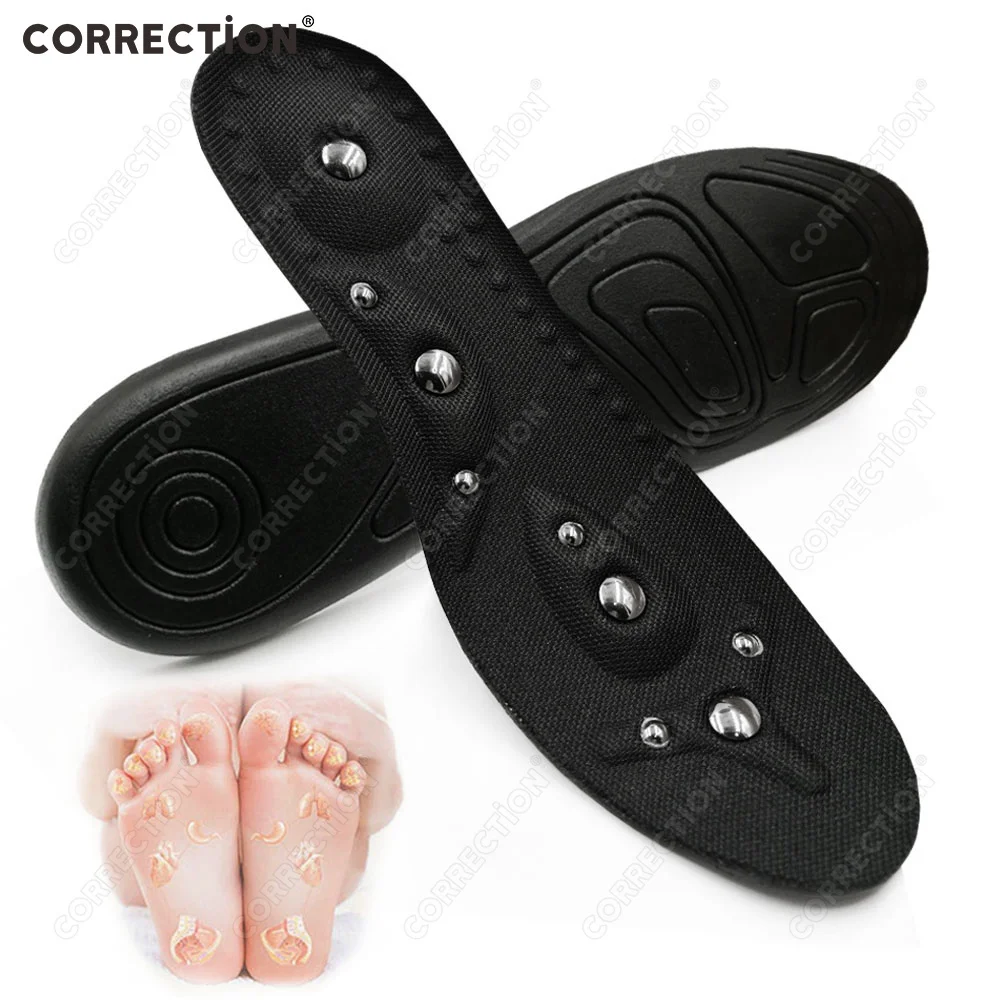 

Магнитные массажные стельки для акупунктурной терапии, снижения веса, снятия усталости и боли, с поддержкой свода стопы, из полиуретана, для здоровья мужчин и женщин