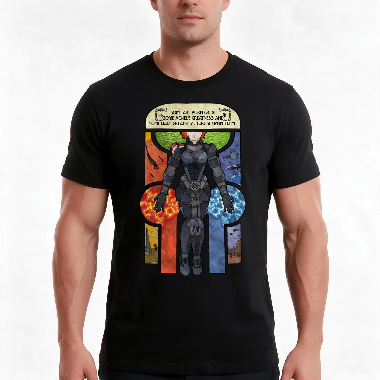 Some Are Born Great T-Shirt, Summer Casual Cotton Tee, Oversized Streetwear Tops, Vintage Graphic Print, Loose Fit Short Sleeve