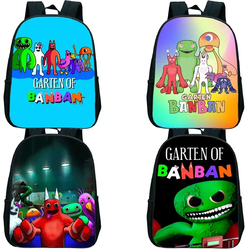 

Kids Garten Of Banban Backpacks Toddler Cartoon Kindergarten Bookbags Boys Girls Anime School Bags Child Rucksack Mini Mochlia