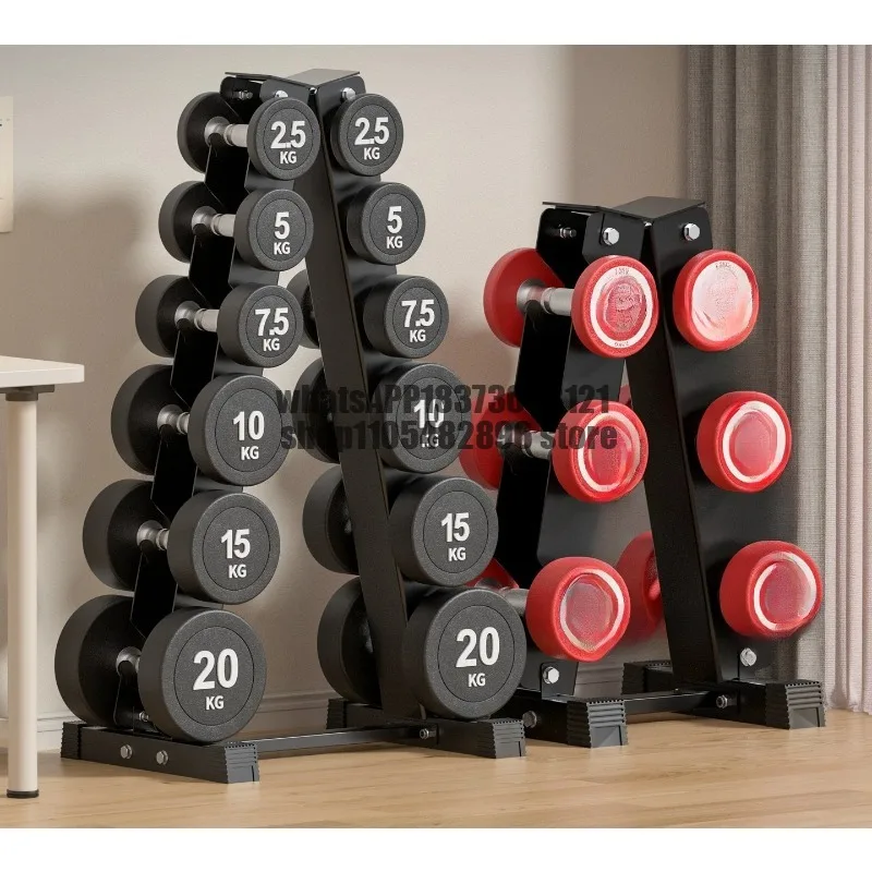 Pure steel coated fixed dumbbells, men's and women's fitness, gym professional