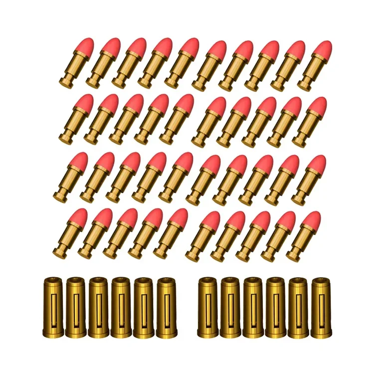 1S-Bullet Accessory for ZP5 357 Revolver Launcher EVA Soft Dart Bullet and Shell for Airsoft Toy Gun