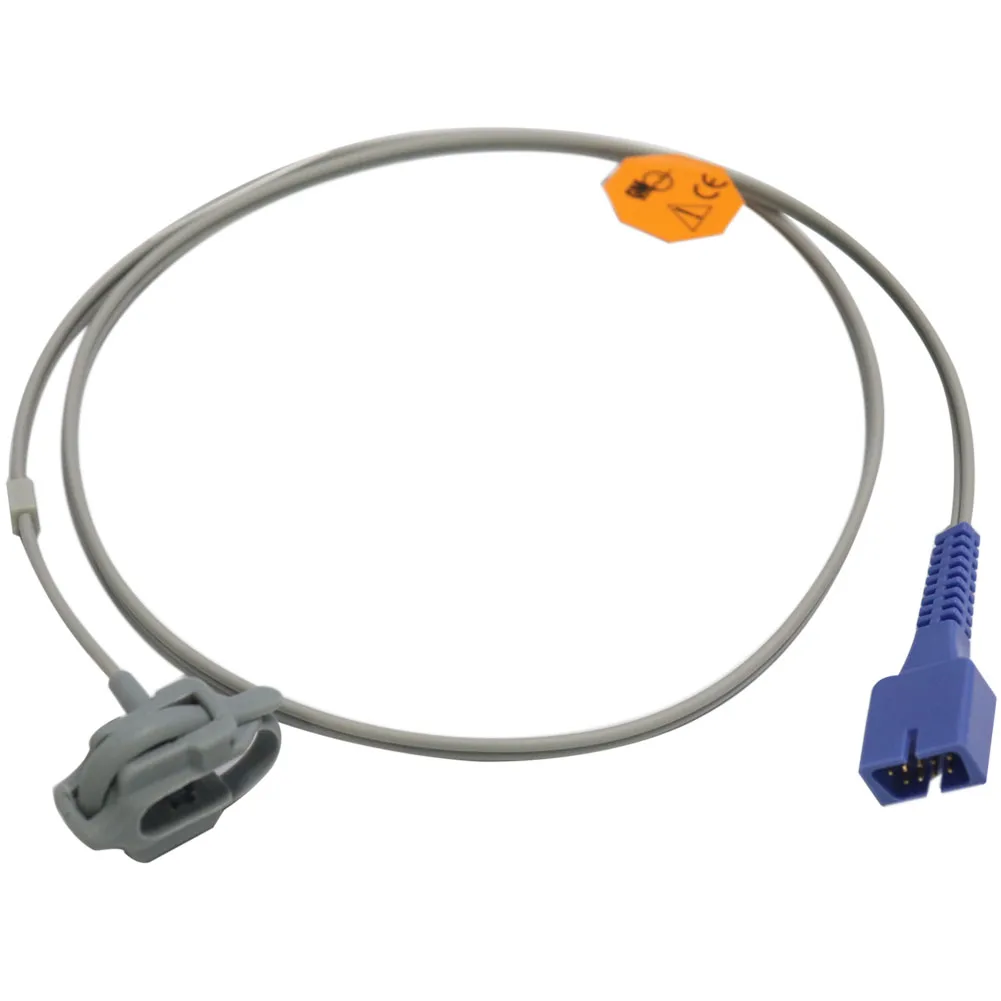 Neonate Silicone Wrap Spo2 Sensor Compatible With Nellcor, DB9 Male 9pin 1M Oximax Technology Pulse Oximeter