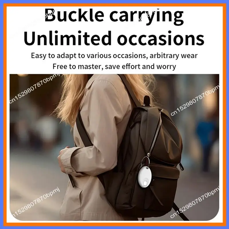 BAAE Bluetooth Pet Tracking Locator Smart Anti-Lost Locator For Find My Airtag  Anti-Lost Device Creamy White