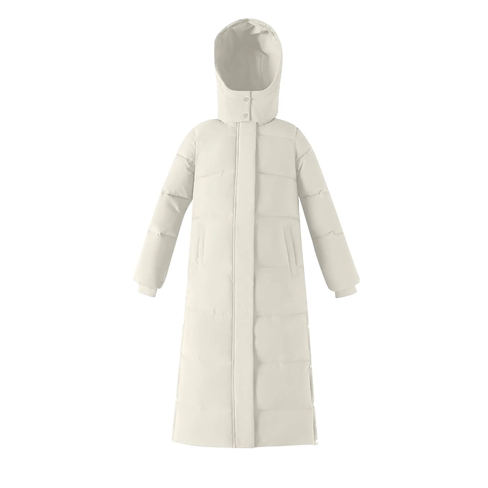 Cappotti casual Abbigliamento da neve Parka lunghi con cappuccio Capispalla freddi Top Cappotti imbottiti in cotone invernale spesso caldo coreano da donna