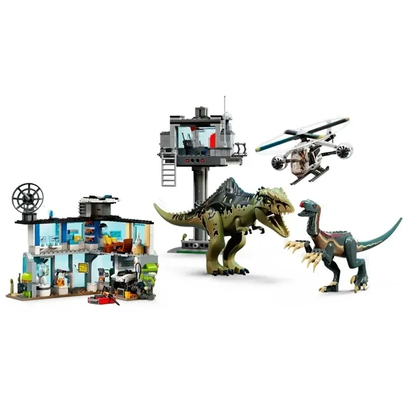 

Compatible MOC Sets Dinosaur World Series Building Blocks Giganotosaurus Titanosaurus Tyrannosaurus 76961 Children's Toys Gift
