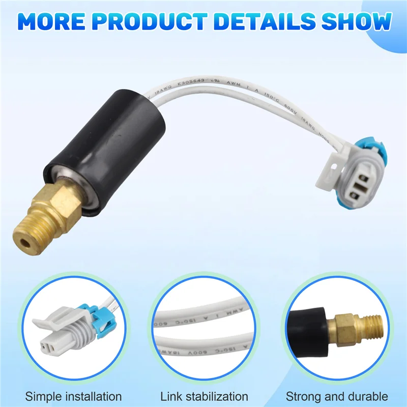 

Practical Transmission Oil Pressure Sensor RE212870 For John Deere 7330 7520 6110M 6110R 6120M 6120R