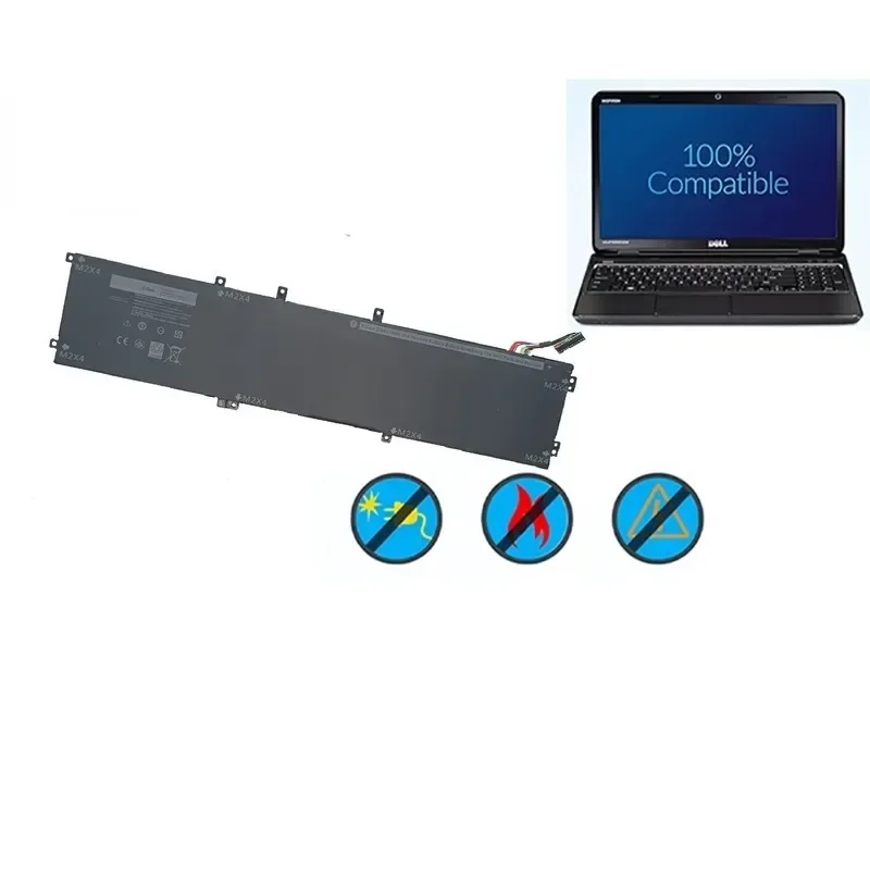 [NEW] 11.4V 84Wh 4GVGH for RRCGW Laptop Battery for Precision 5510 for XPS 15 9550 High-Capacity Li-ion Power