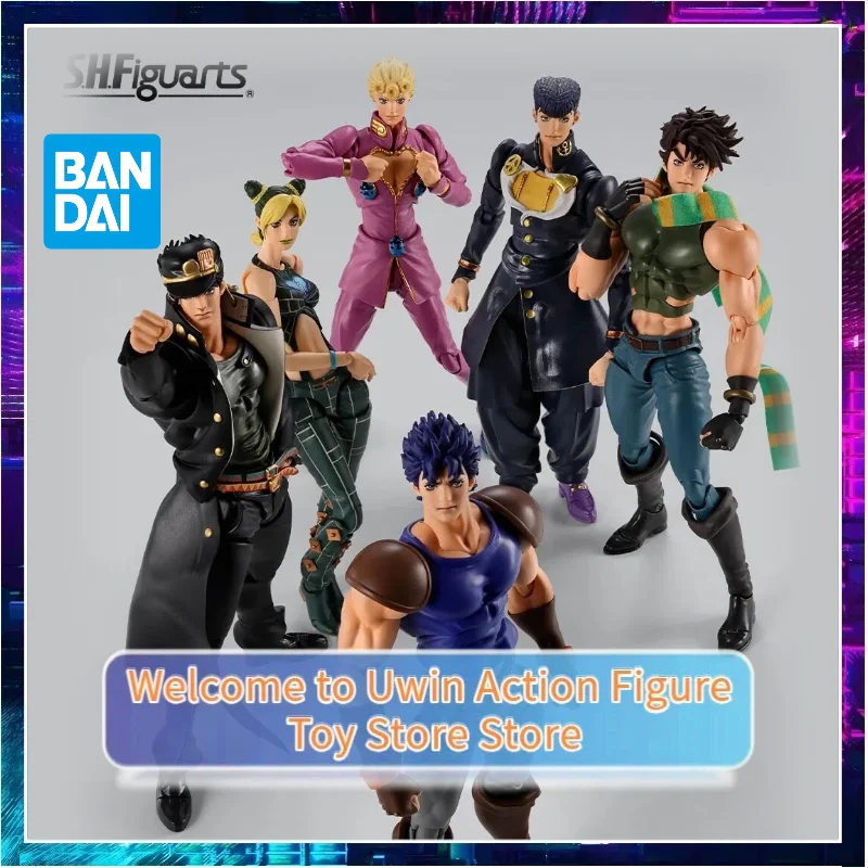 

[24Hours Shipping] Bandai SHFJOJO's Fantastic Adventure Series 1/12 Scale Joestar Jotaro Kujo Action Figure Collection Toy Gifts