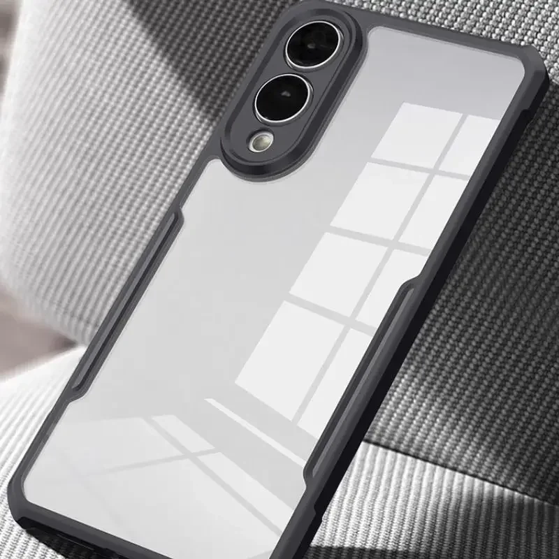 Phone Cases For Samsung Galaxy S25 Edge Plus Ultra Case Shockproof Bumper Protective Shell Cases Transparent Cover For S25