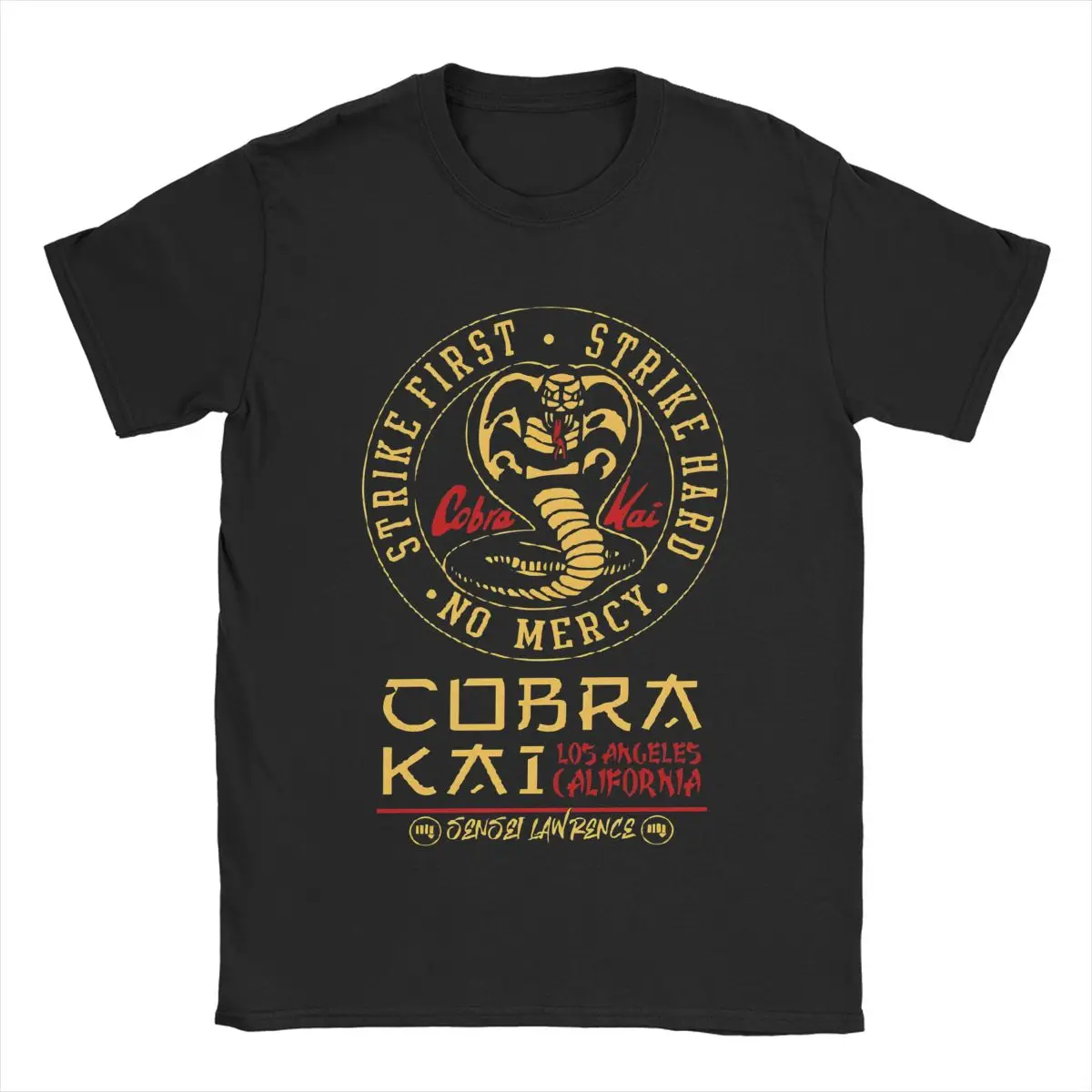 Summer Cobra Kai Team Logo Tv Drama Snakes Men Women\'s T Shirt Apparel Vintage Tees T-Shirts Pure Cotton Original Clothes