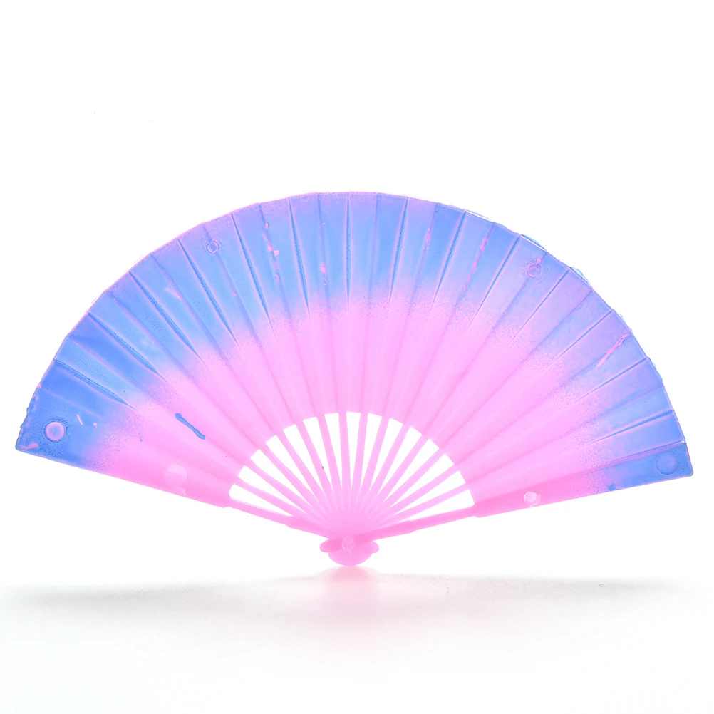 1 Pcs/lot Creative Gradient Color Fan for Barbies Dolls Color Random