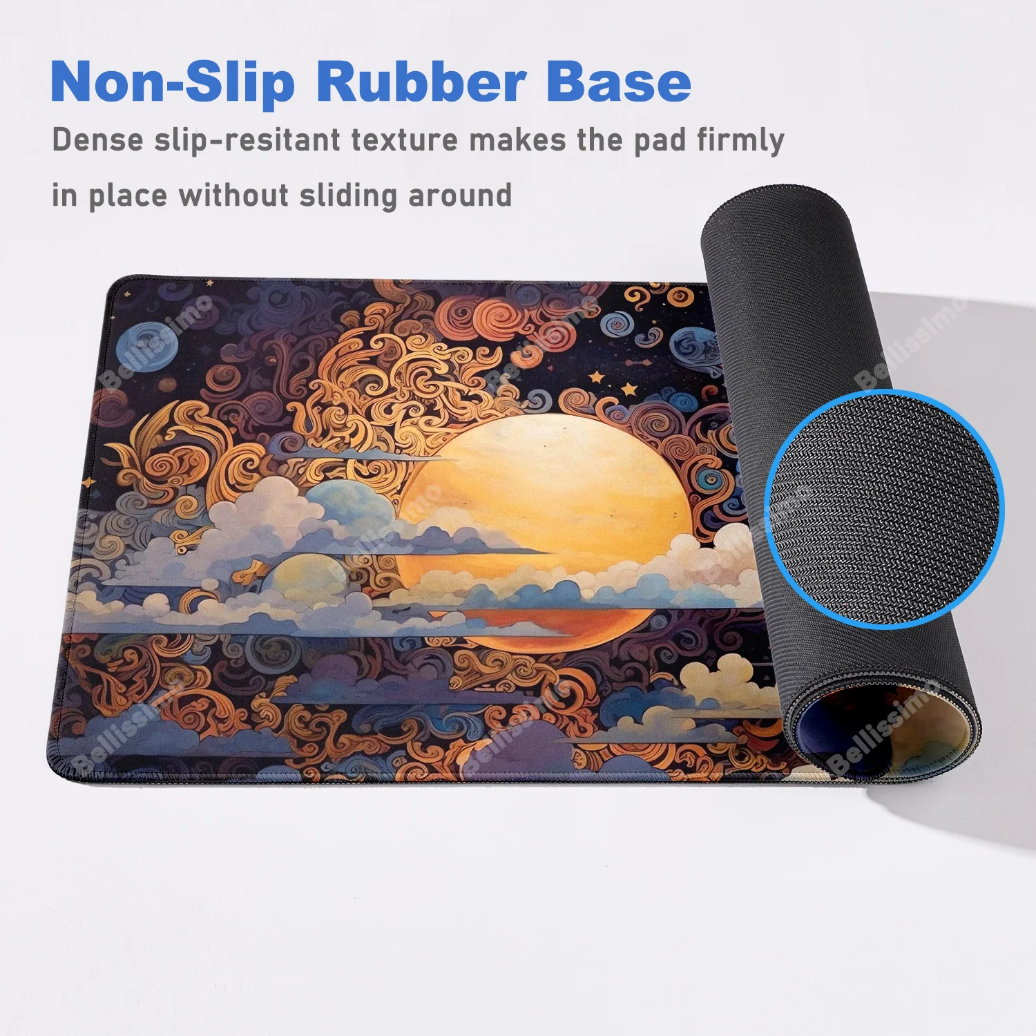 Anime Cartoon Moon Mouse Pad Laptop Gaming Keyboard Rug XL Decorate desktop Mousepad PC Accessories Gamer Cabinet Desk Mat