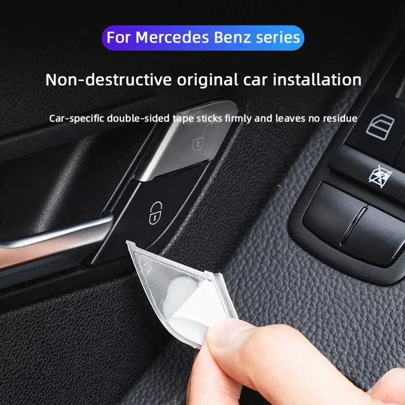 

For Mercedes Benz R Class W251 A Class W169 B Class W245 ML GL X164 Window Lift Button Door Lock Button Sticker Trim Accessories