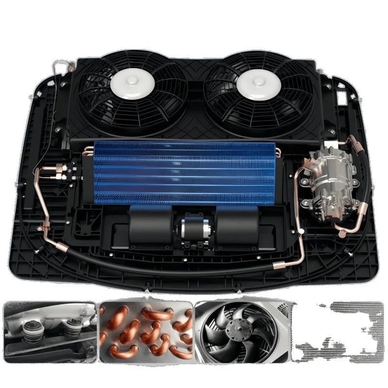

Air conditioner new energy roof refrigeration integrated machine vehicle 24V truck