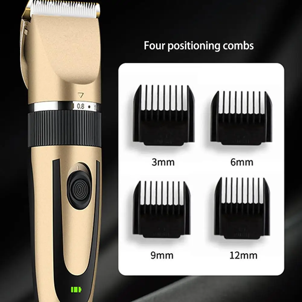 

Electric Hair Clippers Men Professional kit USB Rechargeable Men's Barber Hair Cutting Machine Beard Trimmer For Men Kids
