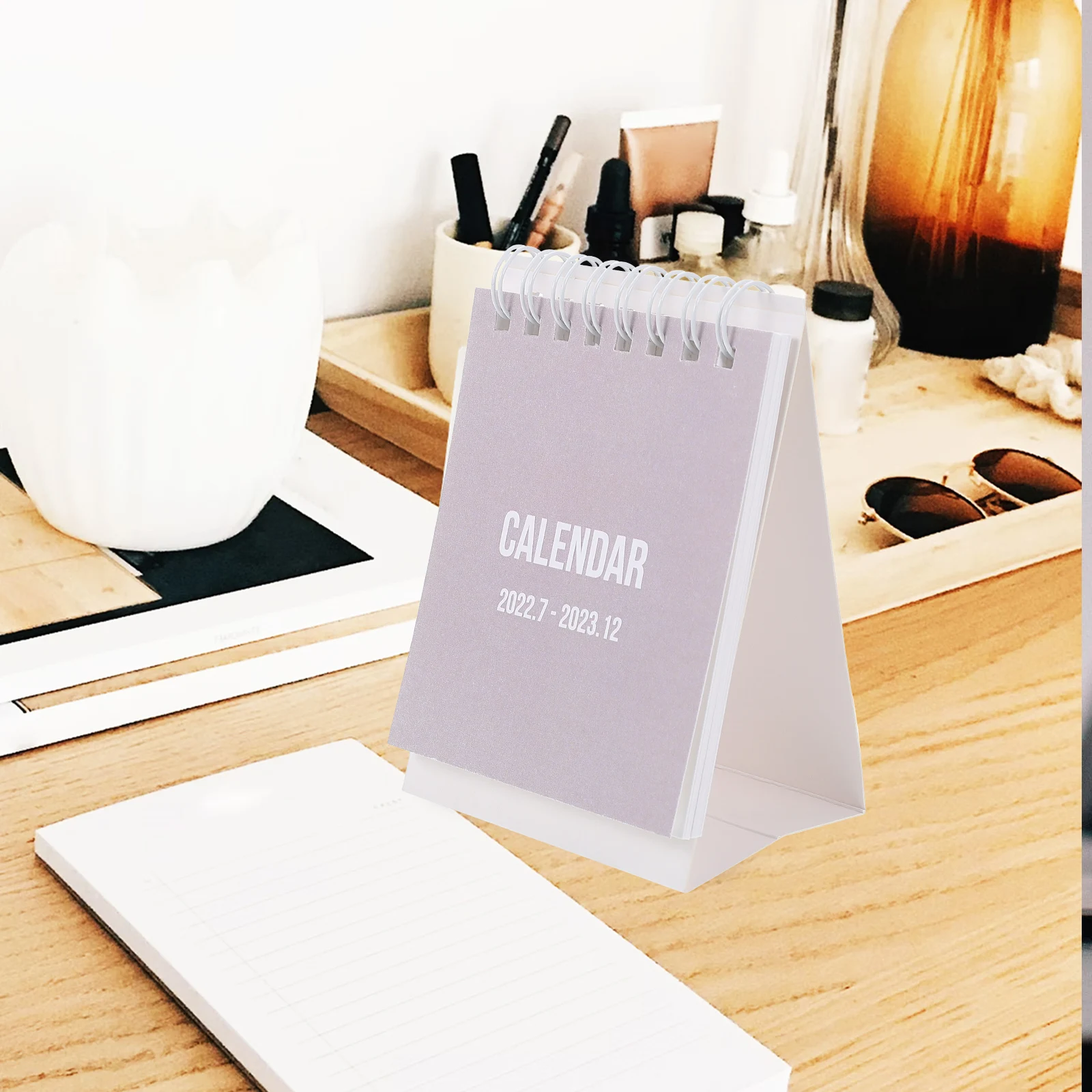 

2023 Mini Desk Calendar Decorations Small Calendars Paper Desktop Minimalist Aesthetic Simple Student