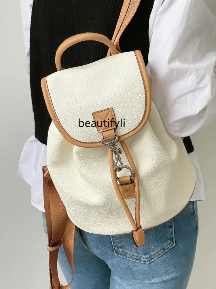 yj Special-Interest Design Backpack Women's Mini Bag Casual Cute Travel Backpack Student