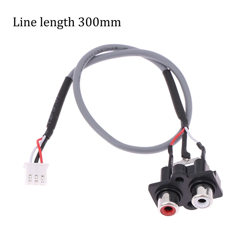 3PIN 2-to-XH2.54mm Audio Signal Cable 30cm Extended Sound Interface For Amplifier Panel - Audio Input Socket
