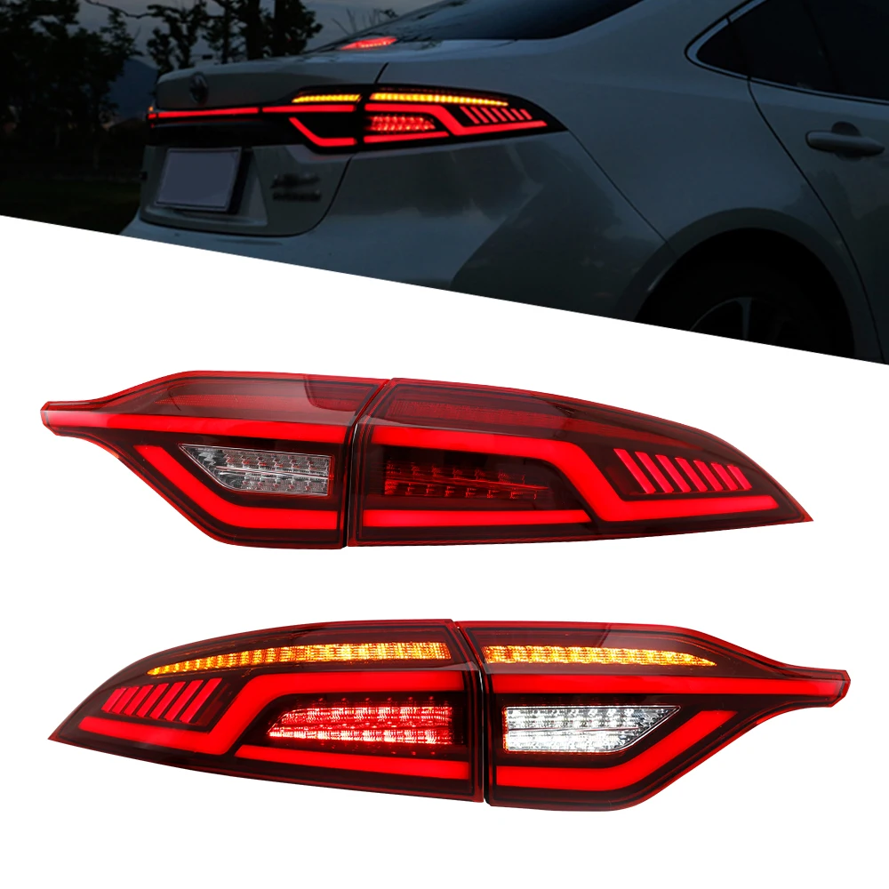 

LED Tail Light For 2020-2024 Toyota US Corolla Sequential Breathing Turn Signal Replace Dynamic