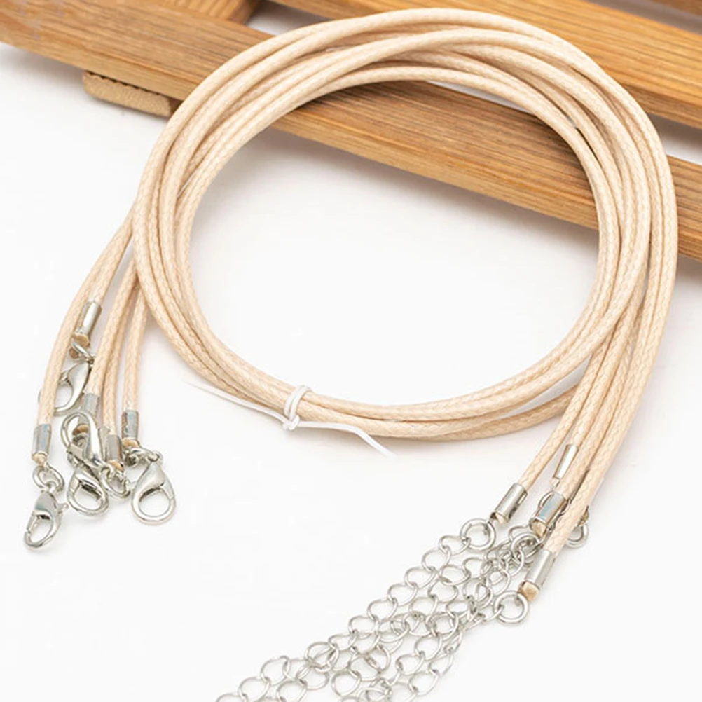 

60 Pcs Buckle Jewelry Accessories Beads for Making Lobster Clasps Necklace Cord with