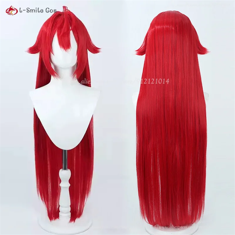 

NIKKE Red Hood Cosplay Wig 100cm Red Wigs For Women Anime Cosplay Wig Heat Resistant Synthetic Hair Halloween Christmas Wig