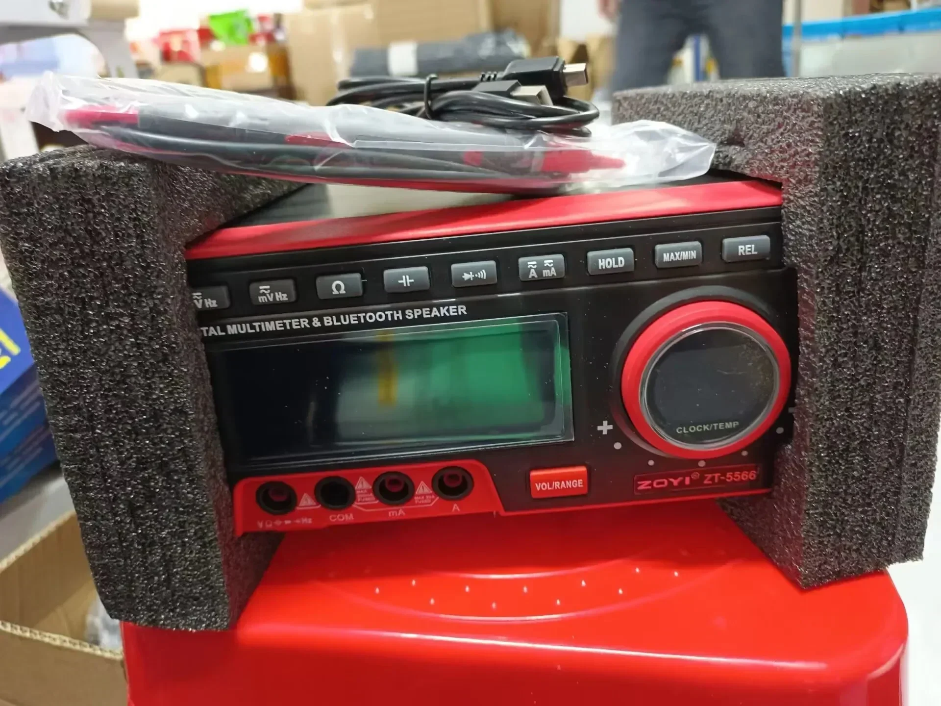 ZOYI ZT-5566 Bench Multimeter, 19999 Counts Auto Range True RMS Digital Tester