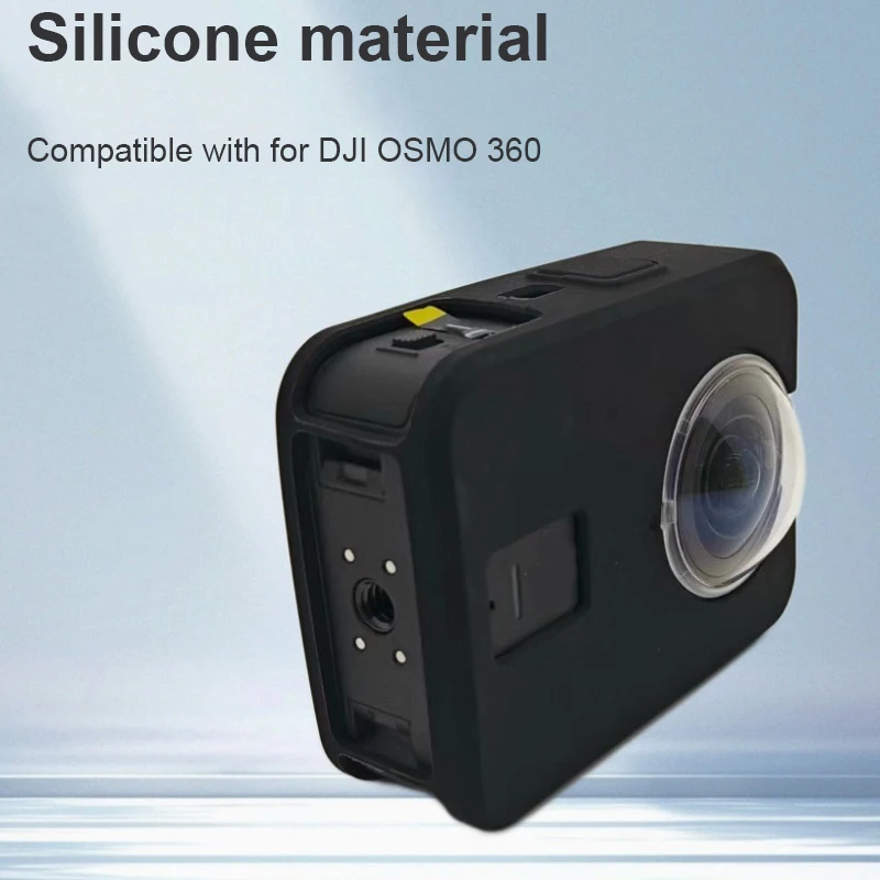 

Silicone Sleeve Case For DJI Osmo 360 Soft Protective Case Battery Side Open All-Round Protect Action Camera Accessories