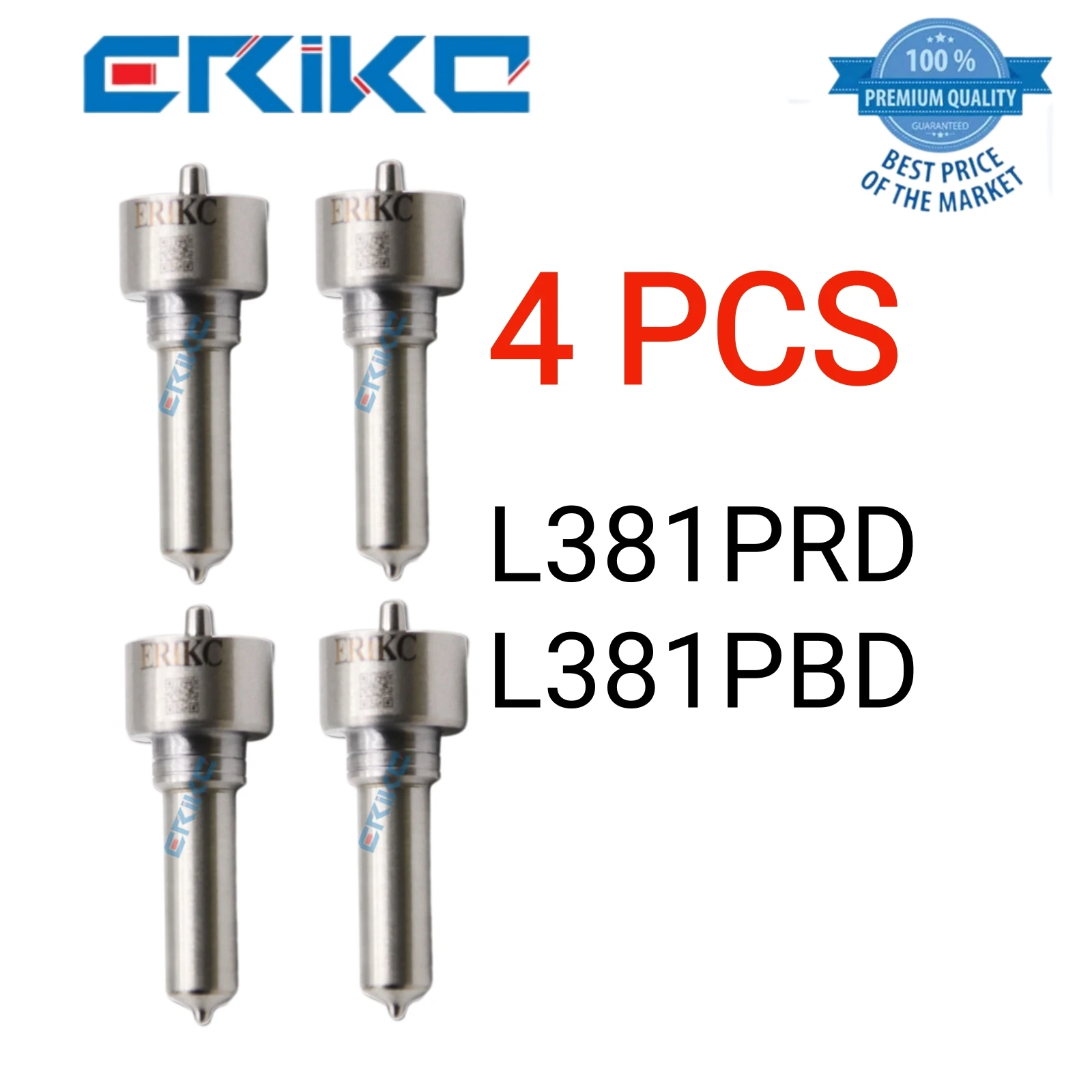 4 PCS L381PRD Fuel Injector Nozzle L 381 PRD Jet Nozzle Assy L381 PRD Spary Nozzle L381PBD for Delphi