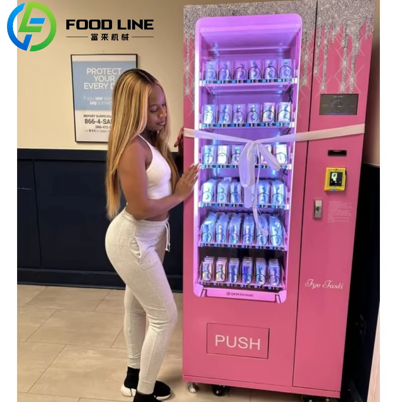 

Custom Professional Cosmetic Vending Machine Makeup Eyelash Wig Dispenser For Business With Compact Footprint Design