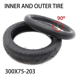 Pneumatic tire 300X75-203 tyre inner tube and outer for Children's tricycle baby trolley accessories 300*75-203