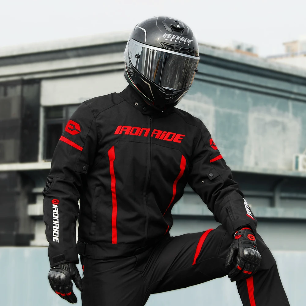 Motorcycle Jacket Men Motocross Riding Clothing Protection Warm Windproof Motorcycle Riding Pant With Protective Gear