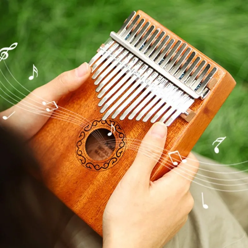 17 Tone Kalimba Children Beginners Portable Finger Piano Small Professional Wooden Thumb Piano Finger Keyboard Music Instrument