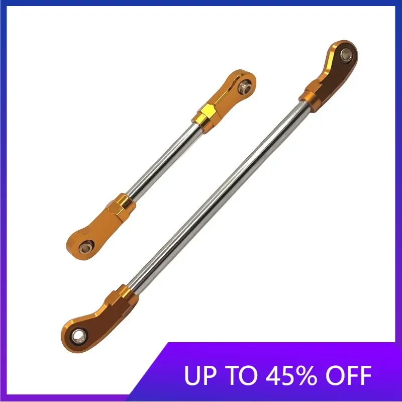 E-Star Hub Front Axle Steering Rod Servo Rod for HB 1/10 R1001 R1002 R1003 Metal Upgrade Parts Rc Model Crawler Car Truck Buggy