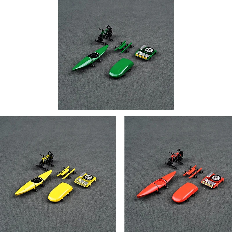 1/64 Autodak Accessoires Model Dakbox Fiets Kajak Bagagerek