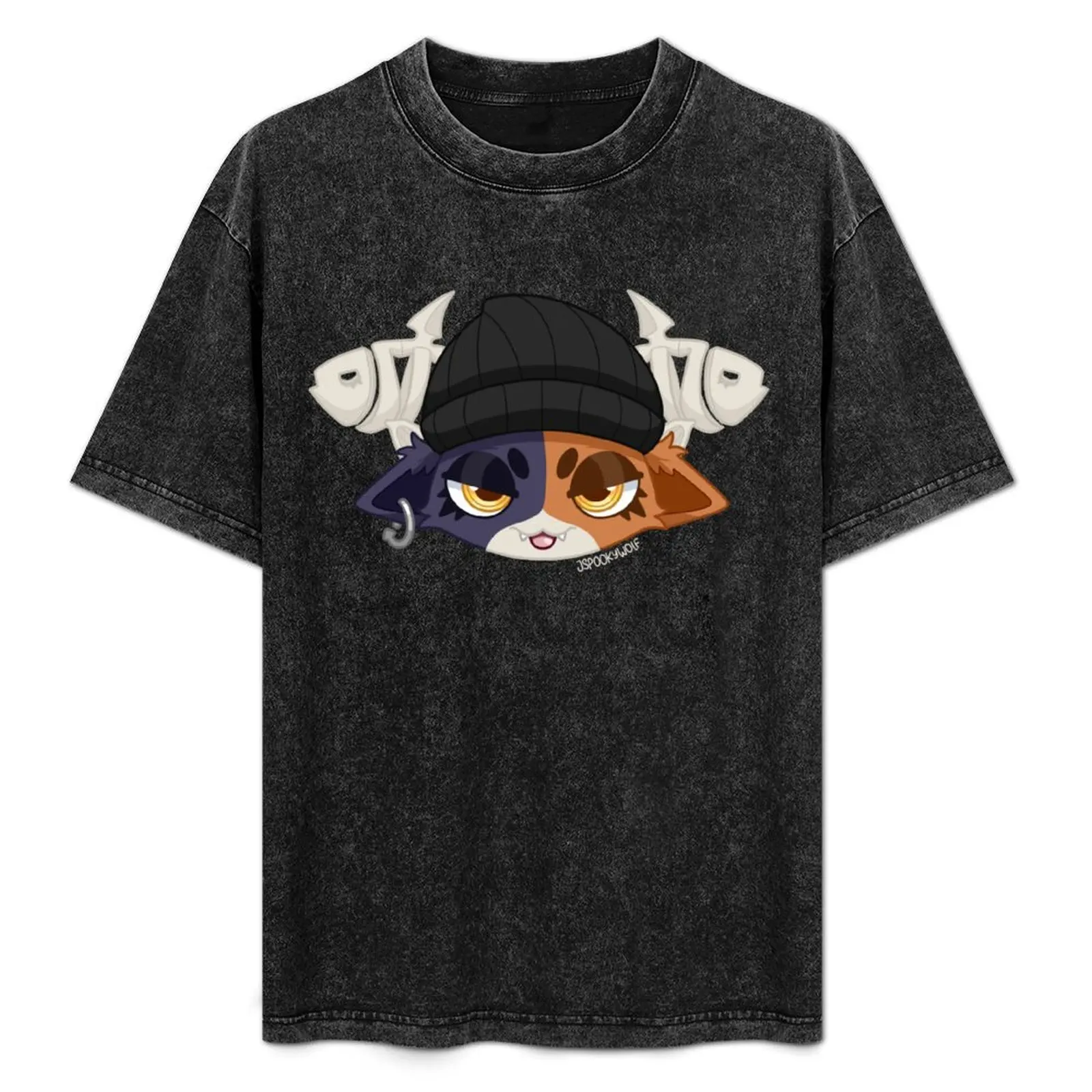 

Meowskulls T-Shirt aesthetic clothes plus size clothes workout shirts for men