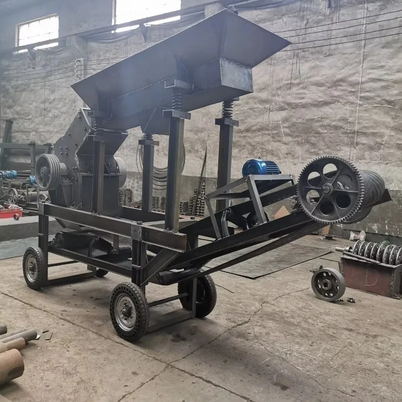 Mobile Impact Crushing Plant Limestone Aggregate Sand Production Concrete Asphalt Batching Three Combination Mobile Station