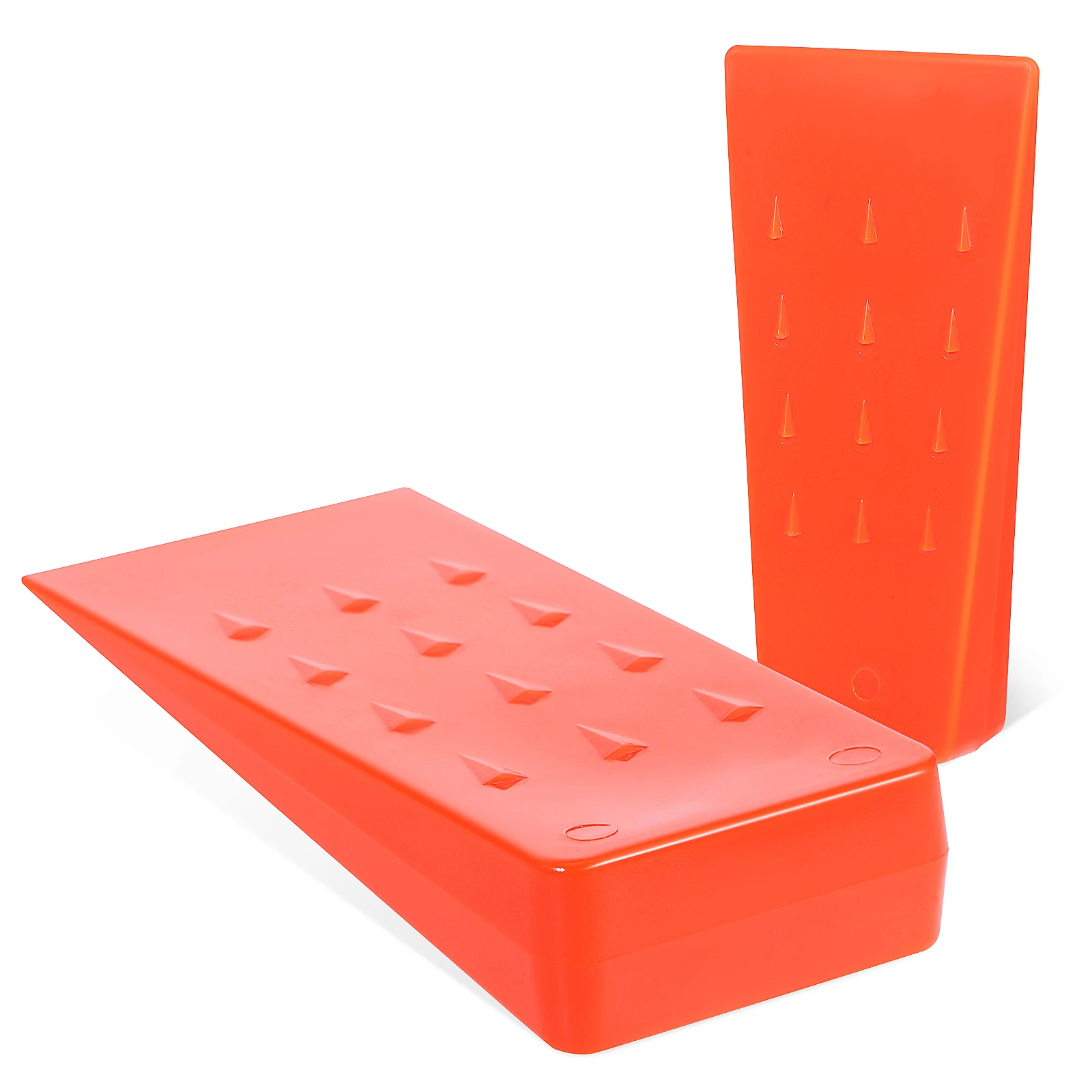 

2pcs Tree Felling Wedges Smooth Plastic Nonslip Chainsaw Wedge Wood Splitting Tool Logging Equipment Outdoor Work Accessories