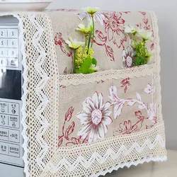 Microwave Oven Dust Cover Waterproof Oil Proof Cover Lace Oven Cover Kitchen Universal Cover Kitchen Accessories