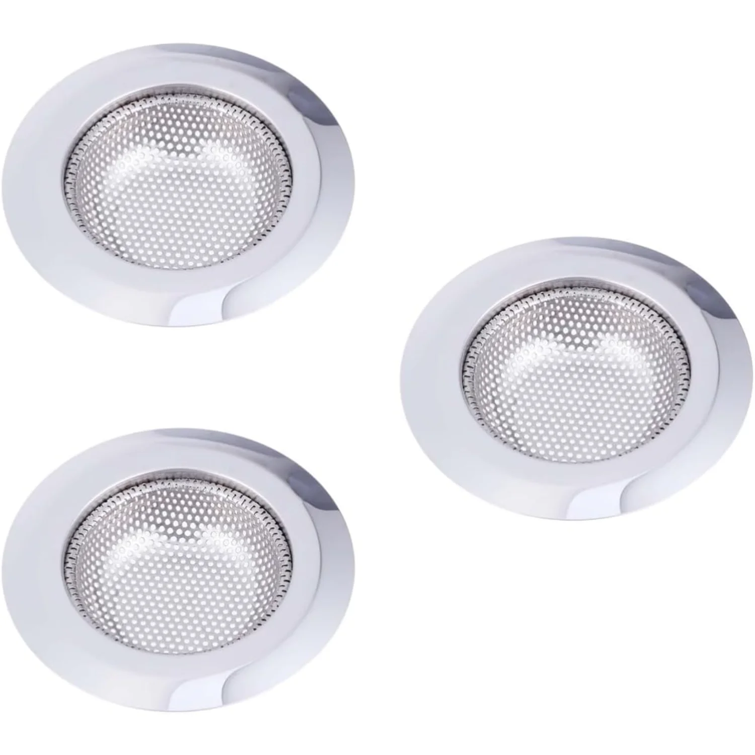 Sink Filter 3pcs Bath Filter Food Catcher Kitchen Sink Stopper Stainer Steel Strainer Shower Drain Sink Drain Bathtubs Drain Sin