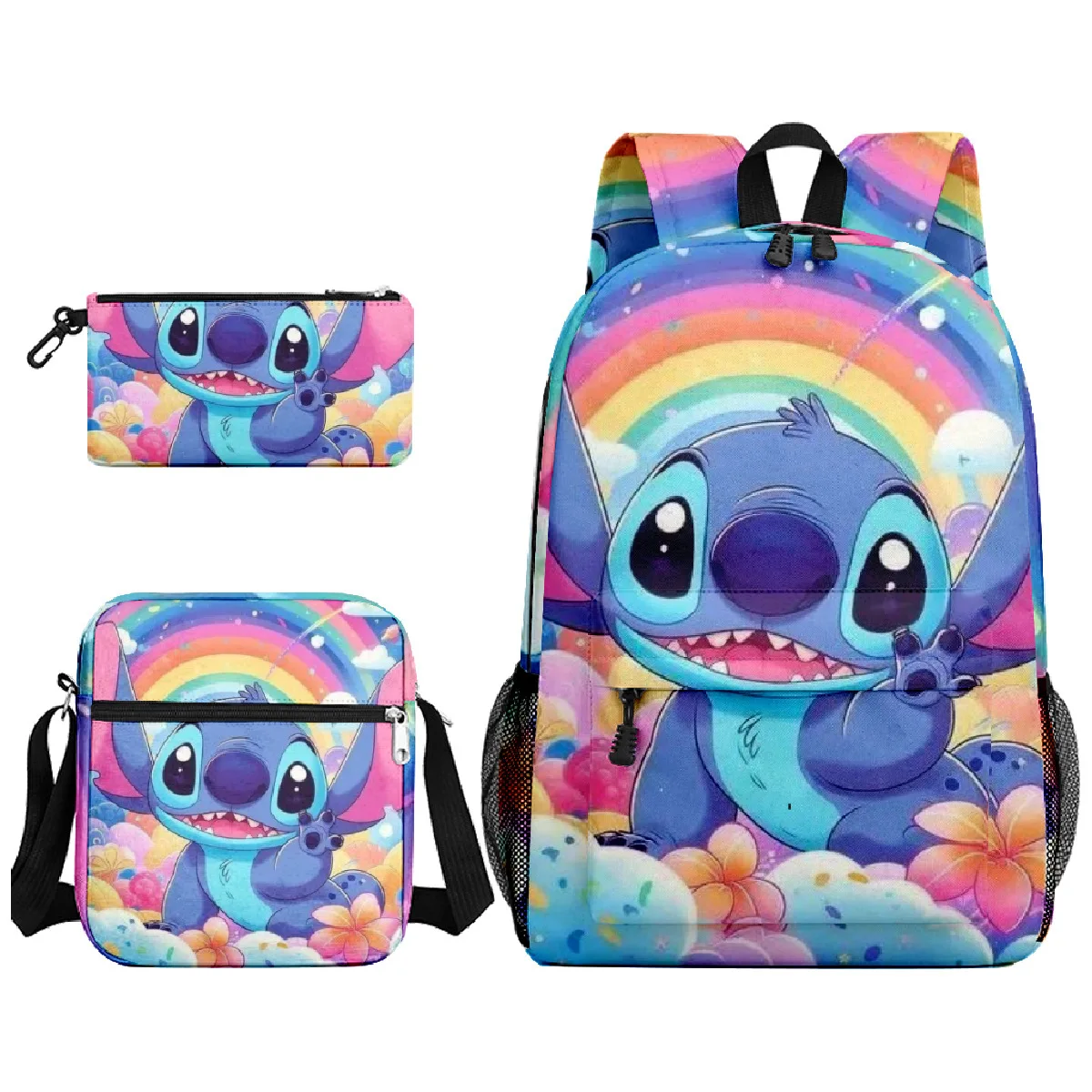 Lilo And Stitch Backpacks Women Backpack Female Travel Bag Backpacks Schoolbag for Teenage Girls Bookbag Mochila 3pcs Sets