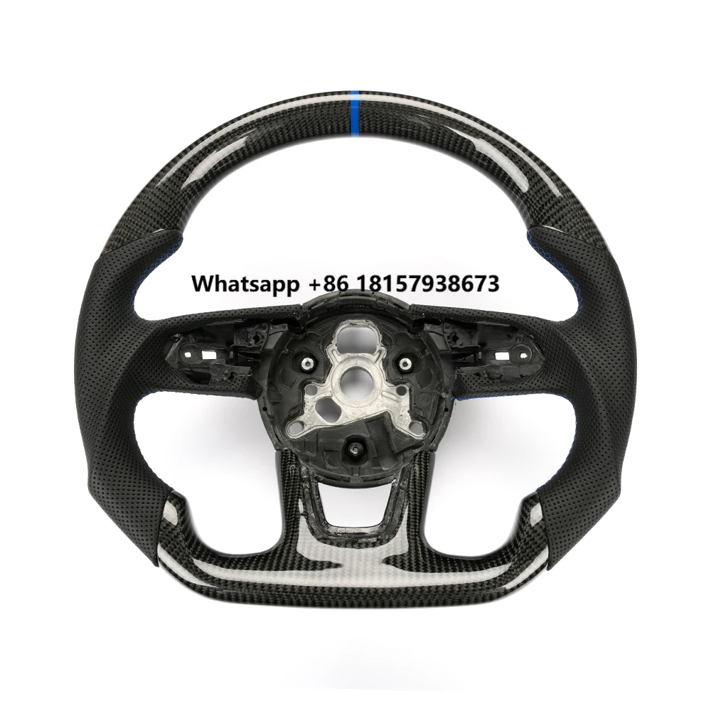 

New Design RS Series General New Model True Carbon Fiber Genuine Leather Steering Wheel