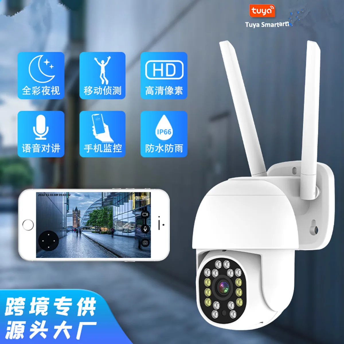 

2MP 1080P Tuya/Yoosee/Eseecloud APP Full Color Wireless PTZ IP Dome Camera AI Humanoid Detection Home Security CCTV Monitor